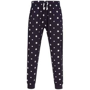 SF Unisex Adult Stars Cuffed Lounge Pants / Navy/White
